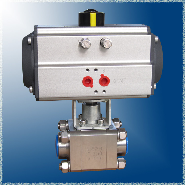 氣動(dòng)高壓焊接球閥